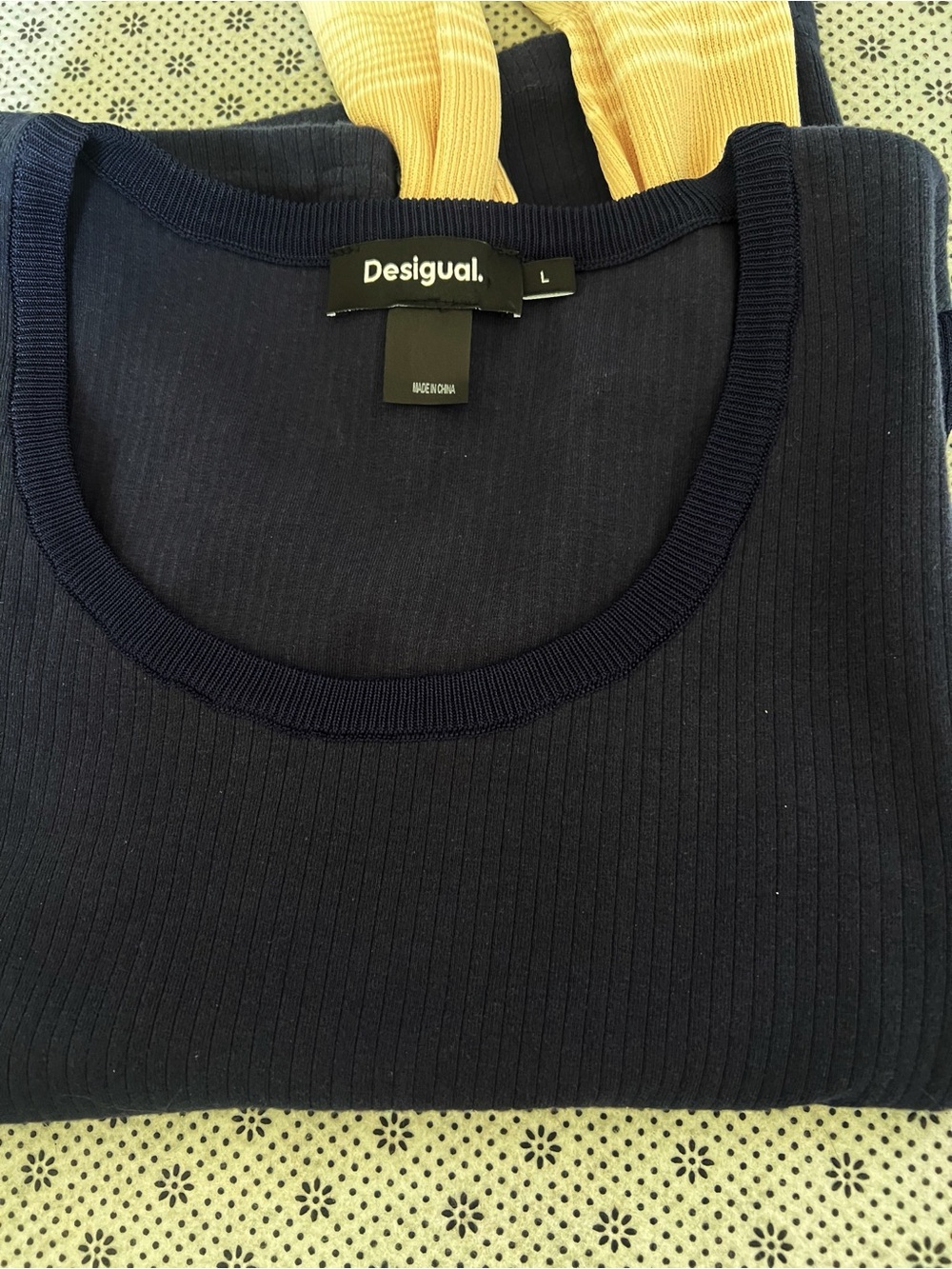 Desigual Ribbed Long Sleeve Top - Picture 4 of 4